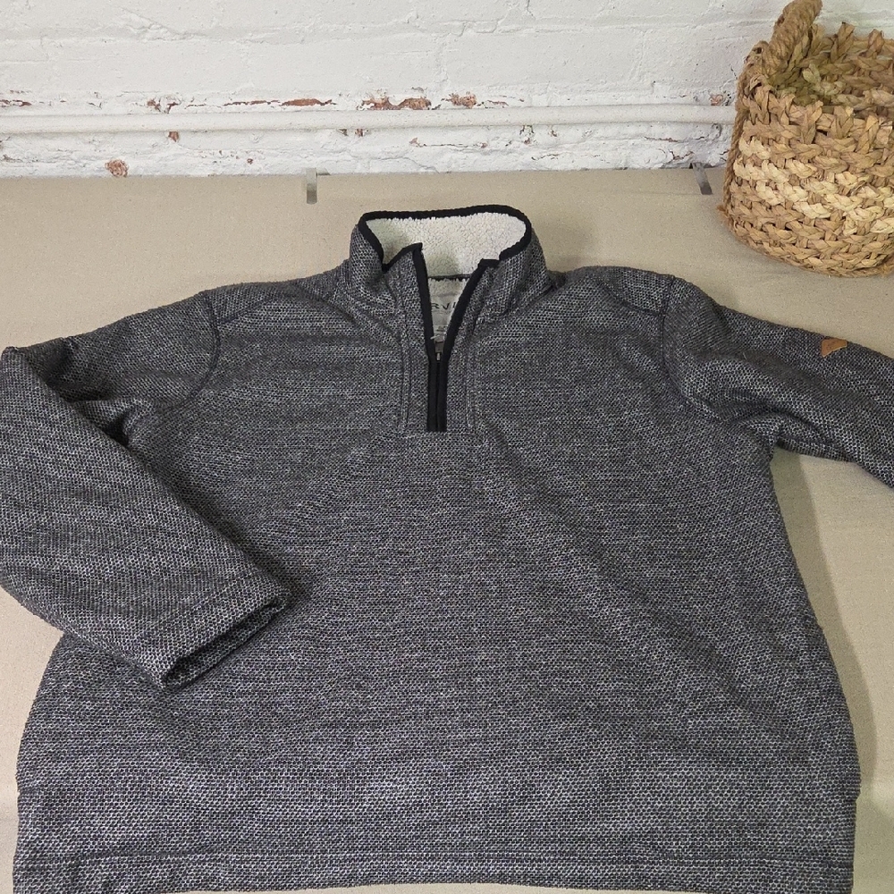 Orvis Mens Sherpa Lined Pullover Size XL